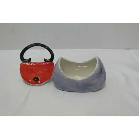 Vintage hand made candy canister no cracks - Picture 2 of 3